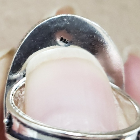 New Australian Triplet Opal 925 Silver Ring. - Picture 8 of 8